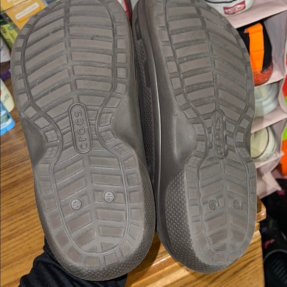 Women’s Brown Fur Crocs - Picture 3 of 3